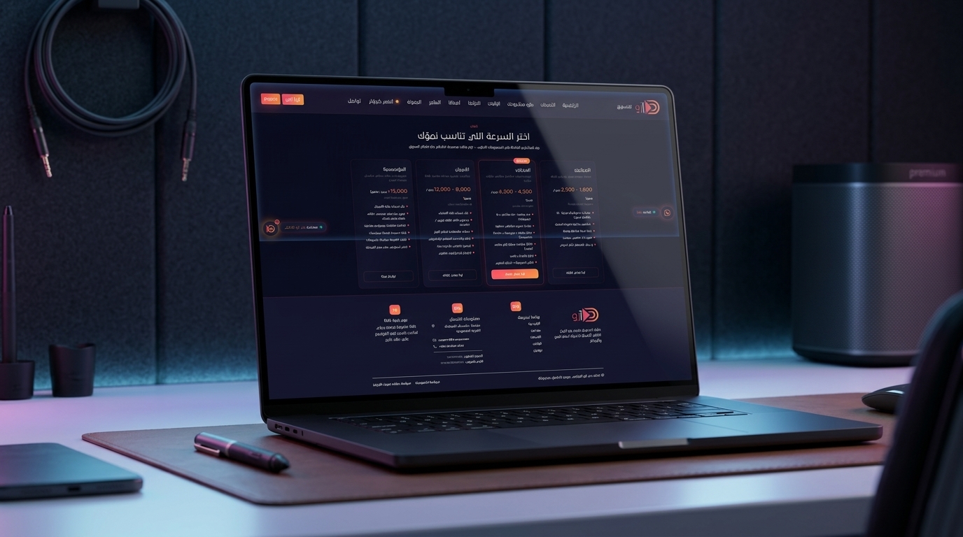 D-Arrow Pricing Packages 3D Studio Mockup
